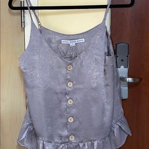 Grey Metallic/Sparkly Tank